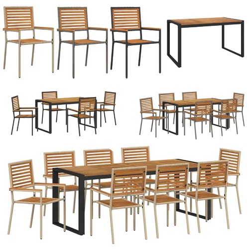 Garten essgruppe poly rattan - garten, poly-rattan